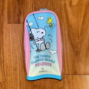 NWOT Peanuts Snoopy Zippered Pen Case Pouch